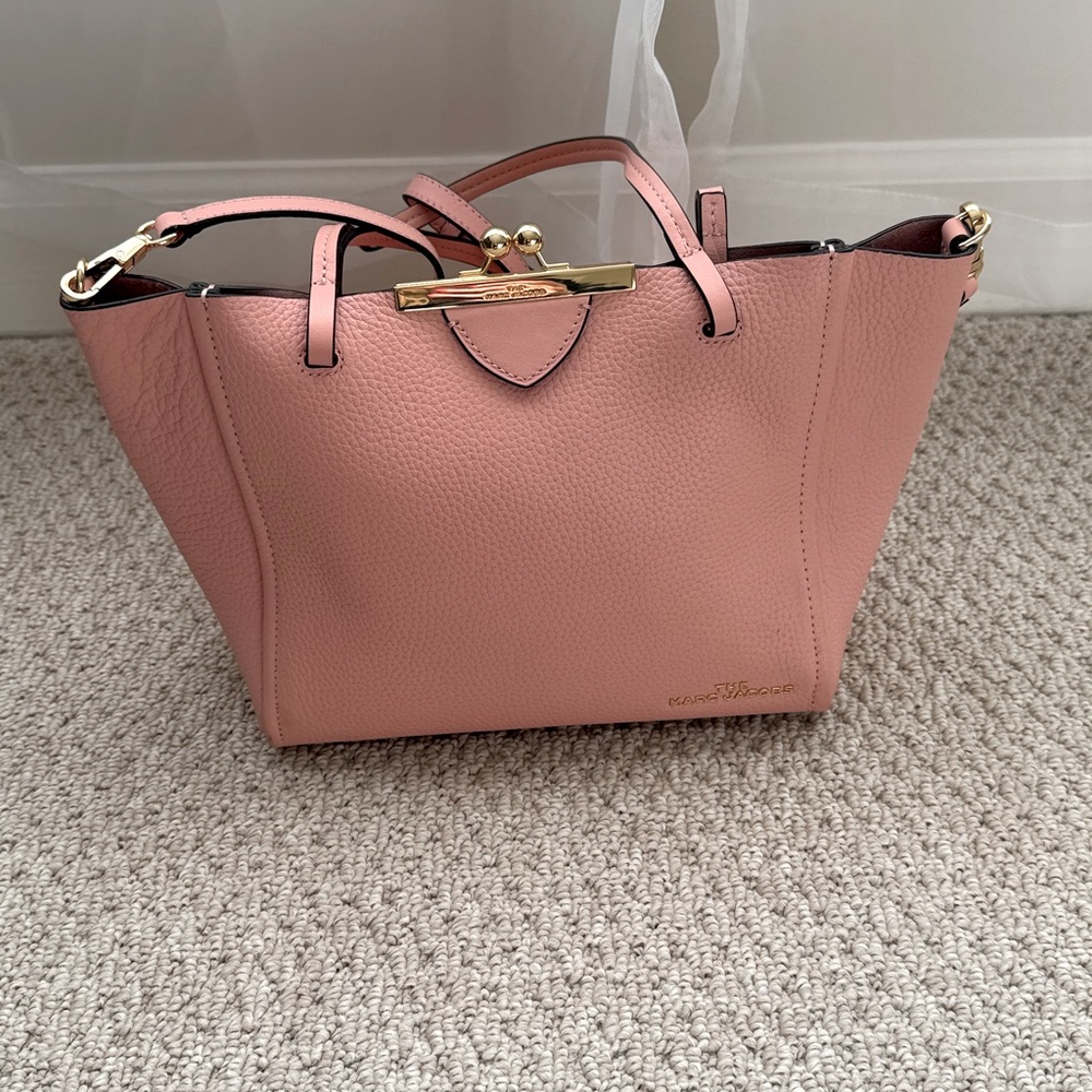 The Marc Jacob’s “The Kiss” Pink Leather Tote Bag